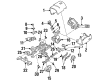 1997 Ford Thunderbird Steering Column Cover Diagram - F4SZ-3530-D