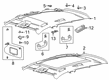 2023 Lincoln Corsair Sun Visor Diagram - LJ7Z-7804105-BA