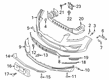 Lincoln MKC Bumper Diagram - KJ7Z-17D957-CAPTM