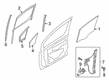 2023 Ford Transit Connect Window Run Diagram - DT1Z-6121596-M