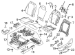 2022 Ford Mustang Mach-E Seat Cushion Diagram - LJ8Z-58632A23-C