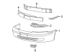 Mercury Sable Bumper Diagram - 2F4Z-17D957-CA