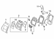 2022 Ford Explorer Seat Cushion Diagram - LB5Z-7864810-M