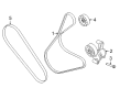 2013 Ford Flex Serpentine Belt Diagram - GB5Z-8620-A