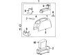 1999 Ford Windstar Glove Box Diagram - XF2Z1606024AAA