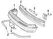 Mercury Grand Marquis License Plate Diagram - F3MY17A385D