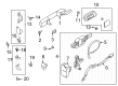 Ford Rear Passenger Door Handle Latch Diagram - M2DZ-78264A26-D