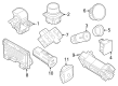 Lincoln Aviator HVAC Control Module Diagram - LC5Z-19980-HA