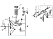 1990 Mercury Grand Marquis Control Arm Diagram - E1AZ3082A