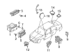 2008 Mercury Milan Car Speakers Diagram - 6E5Z-18808-DA