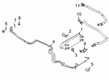 Ford F-350 Super Duty Oil Cooler Hose Diagram - HC3Z-7A031-A