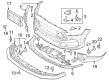 Ford Mustang License Plate Diagram - PR3Z-17A385-EA