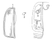 2005 Lincoln Aviator Tail Light Diagram - 2C5Z-13404-AA