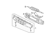 2001 Ford Explorer Emblem Diagram - F5RZ8A223A