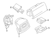 2012 Ford F-350 Super Duty Air Bag Diagram - 7C3Z-25043B13-AC