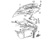 2006 Ford Expedition Hood Cable Diagram - 2L1Z-16916-AAE