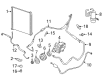 2005 Ford Mustang A/C Hose Diagram - 4R3Z-19D734-AA