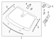 Ford Special Service Police Sedan Windshield Diagram - FG1Z-5403100-A