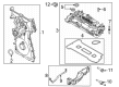 2022 Ford Bronco Valve Cover Gasket Diagram - K2GZ-6C535-A