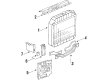 Ford E-350 Econoline Radiator Support Diagram - E6UZ16152B