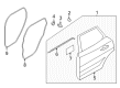 2018 Lincoln MKC Weather Strip Diagram - EJ7Z-7825324-A