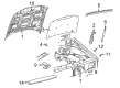 2005 Lincoln Aviator Hood Cable Diagram - 4L2Z-16916-AA