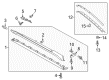 2015 Ford Mustang Door Moldings Diagram - FR3Z-7602564-B