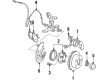 2000 Mercury Grand Marquis ABS Sensor Diagram - F8AZ-2C204-AB