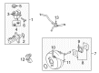 Ford Taurus Brake Booster Diagram - DG1Z-2005-D
