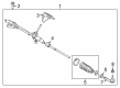 Ford EcoSport Tie Rod End Diagram - H1BZ-3A130-A