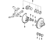 Ford LTD Crown Victoria Brake Caliper Diagram - F2AZ-2B120-A