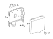 2020 Ford Fusion Parking Assist Distance Sensor Diagram - HC3Z-14C689-D