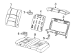2004 Ford Mustang Seat Cover Diagram - 4R3Z-6363804-HAB
