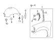 2010 Ford Expedition Fender Diagram - FL1Z-16006-B