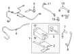 Ford Police Interceptor Sedan Crankcase Breather Hose Diagram - HL2Z-6762-A