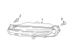 Lincoln MKX Fog Light Diagram - FA1Z-13200-D