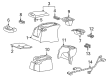 2000 Ford Excursion Glove Box Diagram - YC3Z7806010AAA