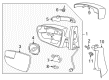 2014 Ford C-Max Car Mirror Diagram - HM5Z-17683-A