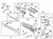 Lincoln MKZ Center Console Base Diagram - HP5Z-54045A76-AB