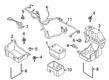 2020 Ford F-250 Super Duty Battery Tray Diagram - HC3Z-10732-A