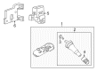 Mercury Milan TPMS Sensor Diagram - 9L3Z-1A189-A