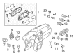 2003 Ford Escape Brake Light Switch Diagram - YL8Z-13480-AA