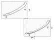 Ford Police Interceptor Sedan Spoiler Diagram - DG1Z-5444210-AA