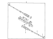 Ford Escape Rack And Pinion Diagram - 3L8Z-3504-CARM