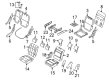 2018 Ford Flex Seat Cover Diagram - DA8Z-7466601-CD