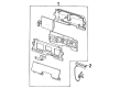 Mercury Grand Marquis Instrument Cluster Diagram - F5AZ-10849-B