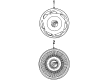 1996 Mercury Grand Marquis Wheel Cover Diagram - F6MZ-1130-AA