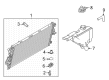 2011 Ford F-250 Super Duty Radiator Diagram - BC3Z-8005-M