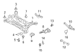 Lincoln MKX Axle Beam Diagram - 7T4Z-5035-C