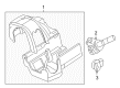 2003 Lincoln Aviator Steering Column Cover Diagram - 3C5Z-3530-BAA